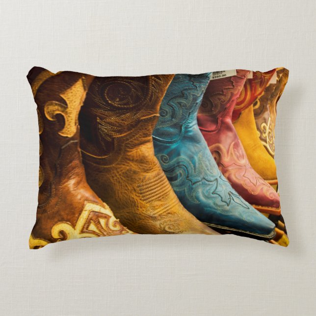 Cowboy boots for sale, Arizona Accent Pillow (Front)