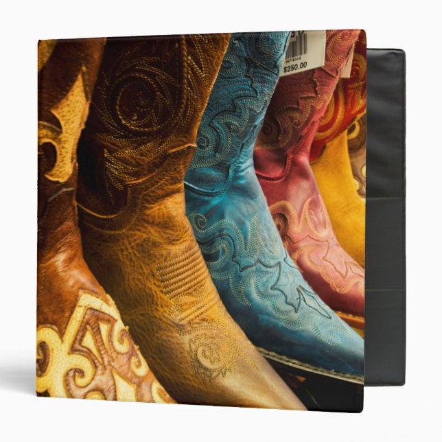 Cowboy boots for sale, Arizona Binder (Front/Inside)