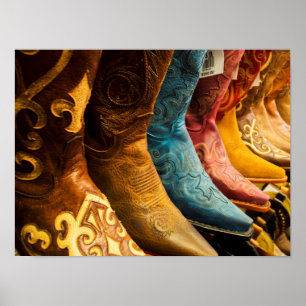 Cowboy boots for sale, Arizona Poster