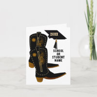 Cowboy Boots Graduation
