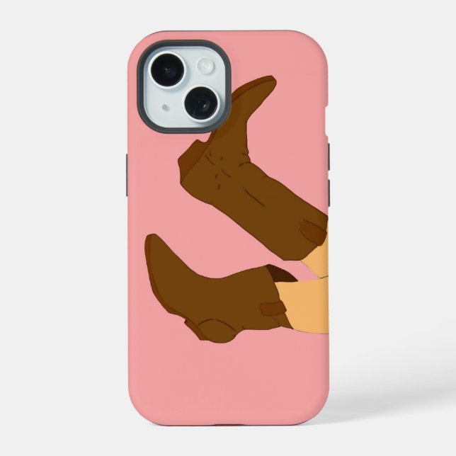Cowboy Boots  Iphone Case (Back)