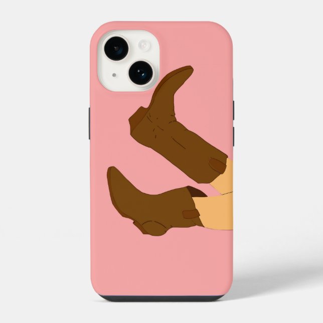 Cowboy Boots Iphone Case (Back)