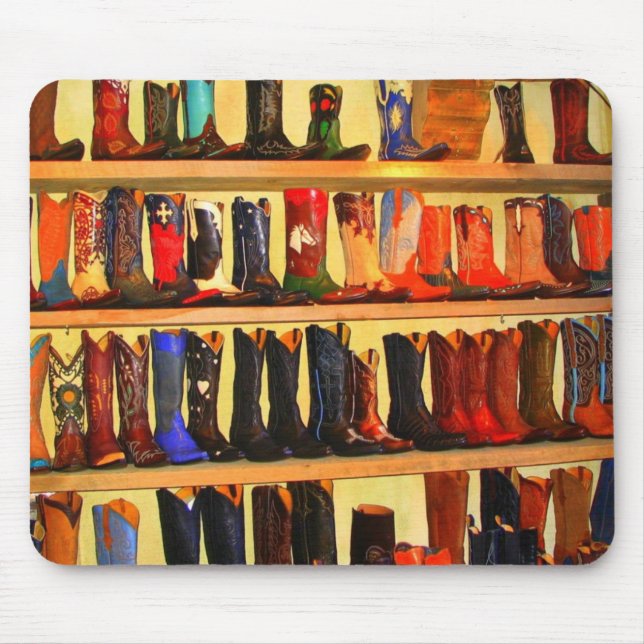 Cowboy Boots Mousepad (Front)