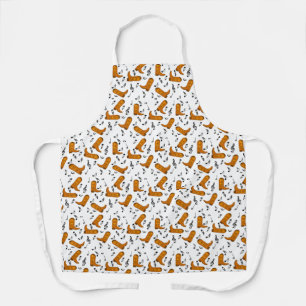 Cowboy Boots Music Notes Apron