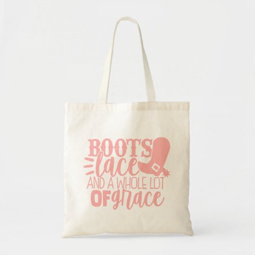 Cowboy Boots Pink Cowgirl Western Line Dancing Tote Bag