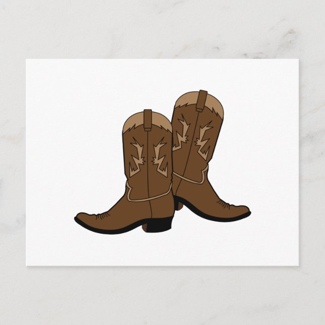 Cowboy Boots Postcard (Front)