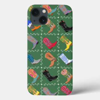 Cowboy Boots Print Colorful Fun Western Phone Case