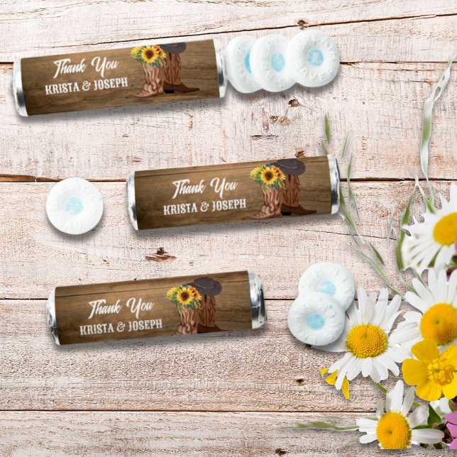 Cowboy Boots Sunflower Western Wedding Favor (Cowboy Boots Sunflower Western Wedding Favor)