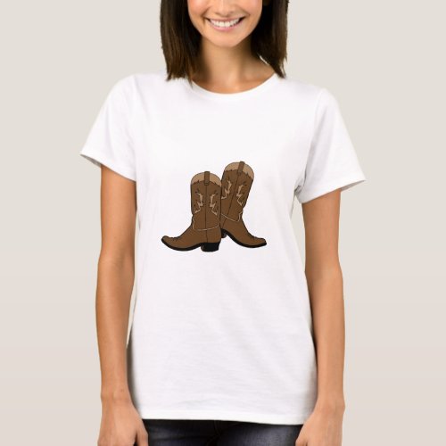Cowboy Boots T_Shirt