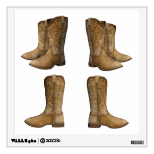 Cowboy Boots Wall Sticker