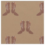 Cowboy Boots Western Print Fabric