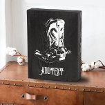 Cowboy boots wooden box sign<br><div class="desc">Cowboy boots personalized design.</div>