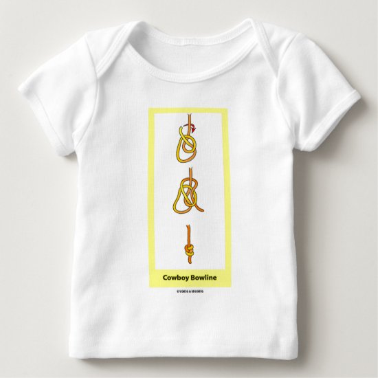Cowboy Bowline (Knotology) Baby T-Shirt