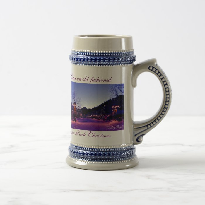 Cowboy Brad Estes Park Christmas mug