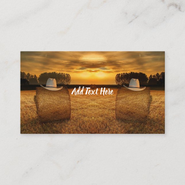 Cowboy Business Card (Front)