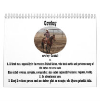 Cowboy Calendar 2 - Customized