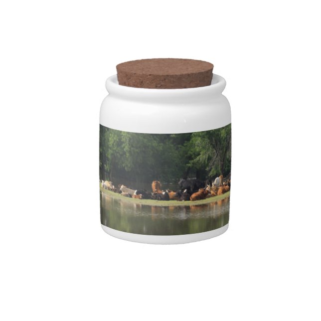 Cowboy Candy Jar (Front)