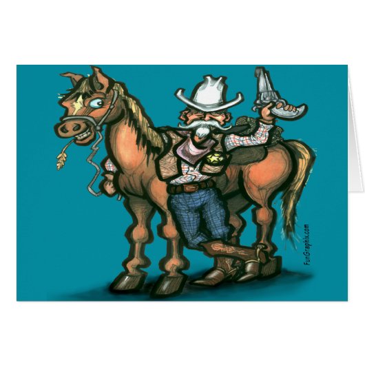 Cowboy Cards (Front Horizontal)
