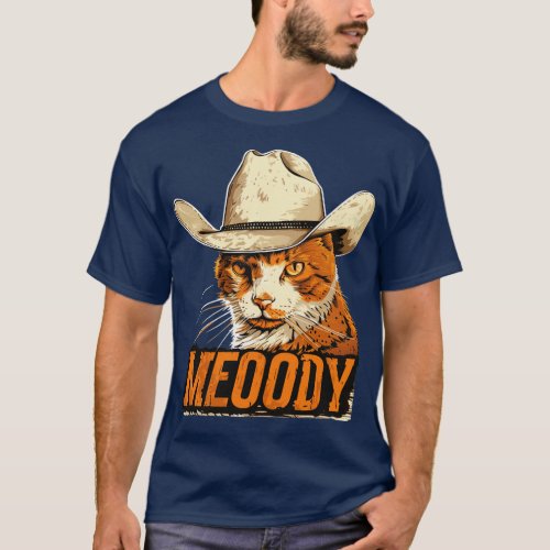 Cowboy Cat Collar T_Shirt