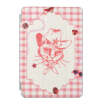 Cowboy Cat iPad Cover – Retro Western Aesthetic 