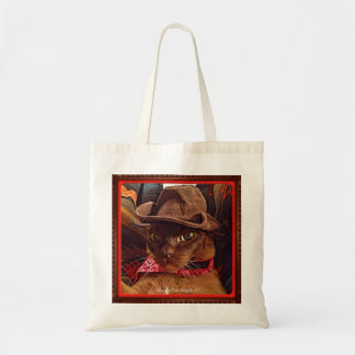 Cowboy Cat, pose 4, color Tote Bag