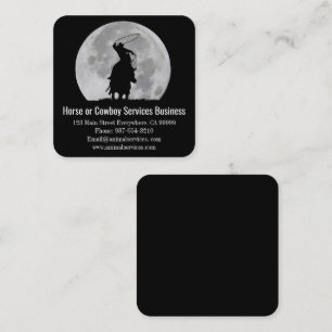Cowboy Cattle or Ranch Horse Business Cards