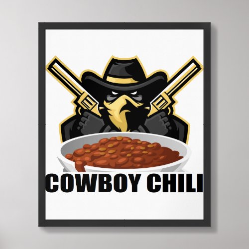 Cowboy Chili  Framed Art