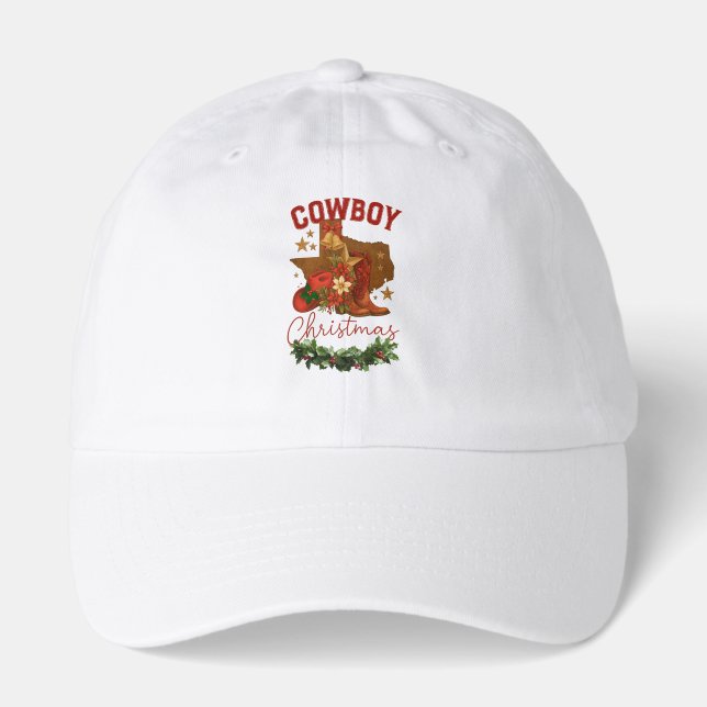 Cowboy Christmas Hat (Front)