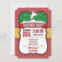 Cowboy Christmas Party Invitation