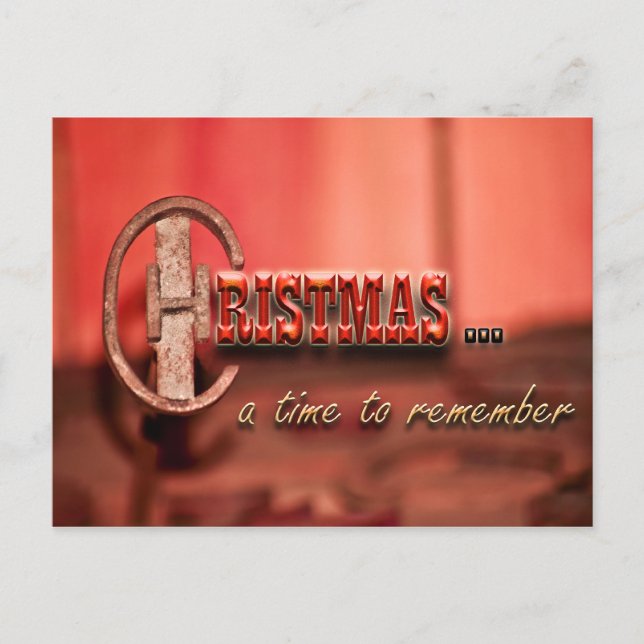 Cowboy Christmas Postcard (Front)