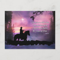 Cowboy Christmas Postcards