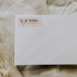 Cowboy Christmas Return Address Labels<br><div class="desc">This is a cowboy Christmas return address label template featuring a western design. The only elements that are not editable are the colors of the watercolor element // For more holiday card options, please search "JESSIE" in the Sincerely By Nicole Zazzle store. * If you like this design but don't...</div>