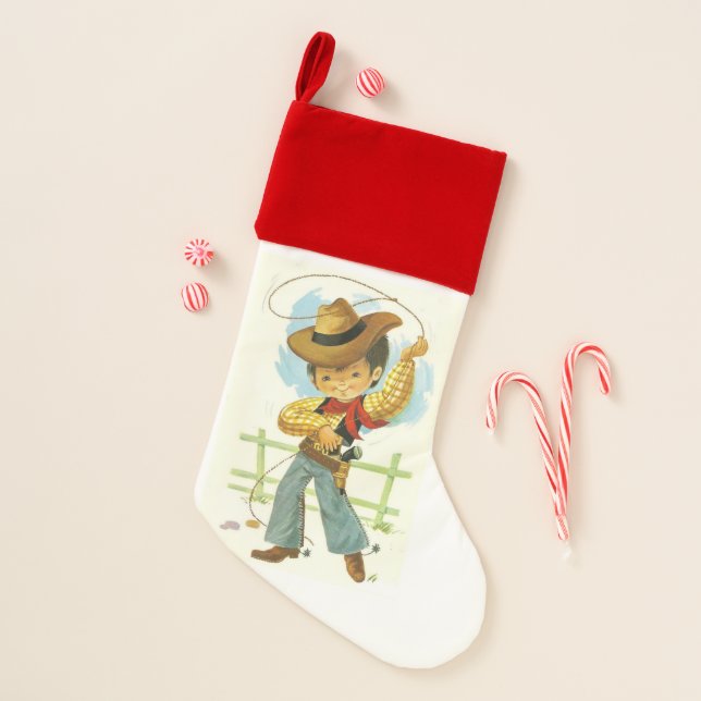 Cowboy Christmas Stocking (Front)