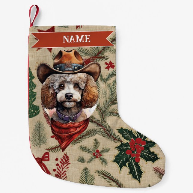 Cowboy Christmas Stocking (Front)