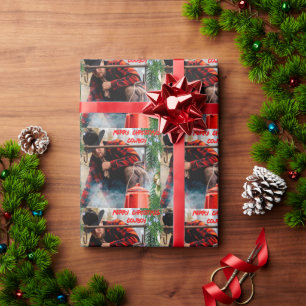 Cowboy Christmas Wrapping Paper