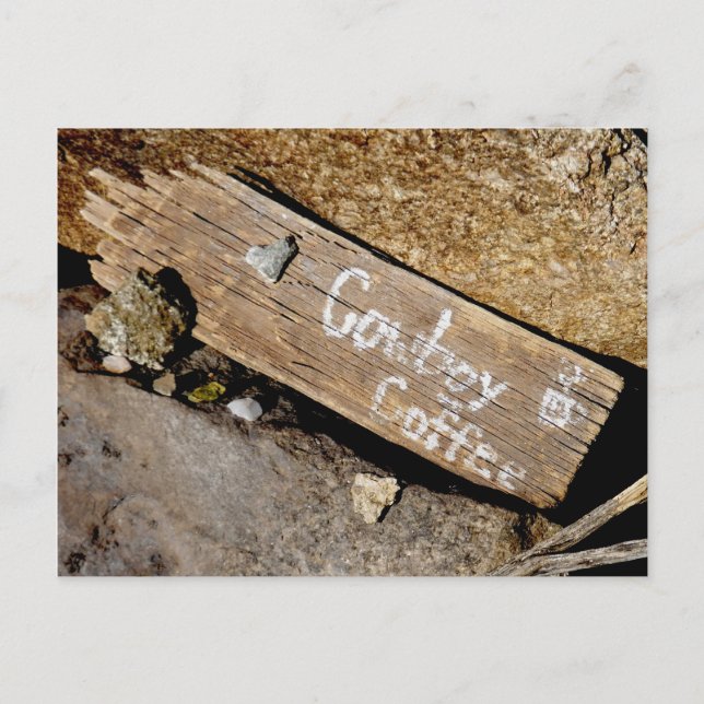 Cowboy Coffee Postcard (Front)