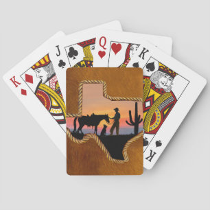 COWBOY COMPANIONS POKER CARDS