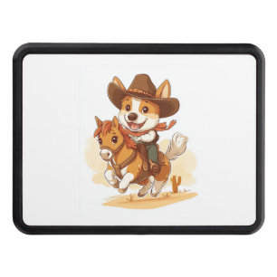 Cowboy Corgi – Western Rodeo Dog Hitch Cover