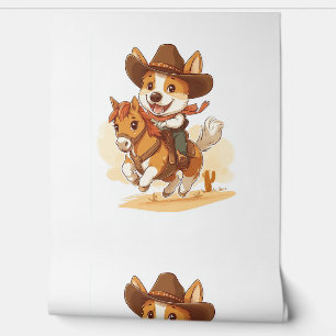 Cowboy Corgi � Western Rodeo Dog Wallpaper