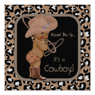 Vintage Cowboy Baby Shower Invitations & Announcements | Zazzle