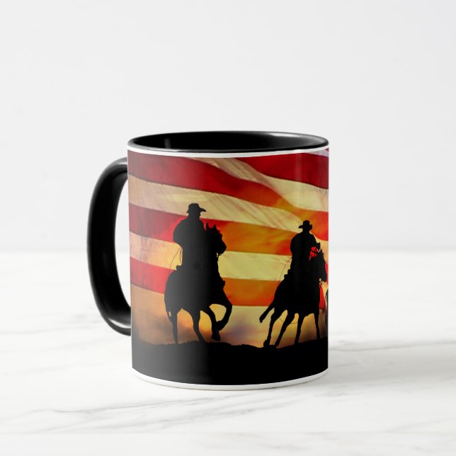 Cowboy Country Western Rodeo Mug (Front Left)