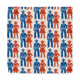 Cowboy & Cowgirl Americana Bandana