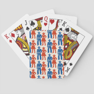 Cowboy & Cowgirl Americana Poker Cards