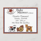 Cowboy/Cowgirl Baby Shower Invitation