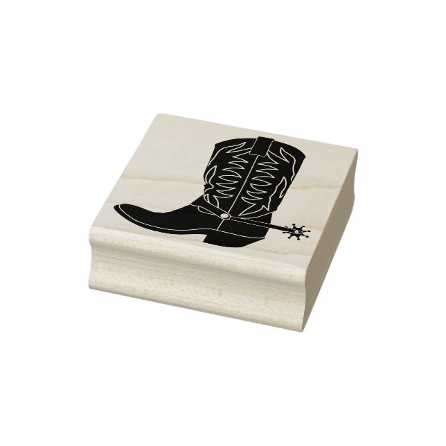 Cowboy / Cowgirl Boot Rubber Stamp (Stamp)
