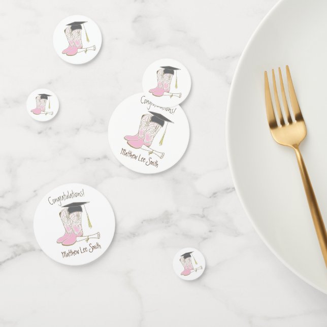 Cowboy Cowgirl Graduation Country Western Party Confetti (Group)
