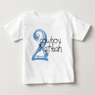 Cowboy  Customizable 2nd Birthday Tshirt