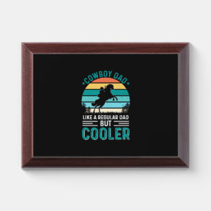 Cowboy Dad Award Plaque
