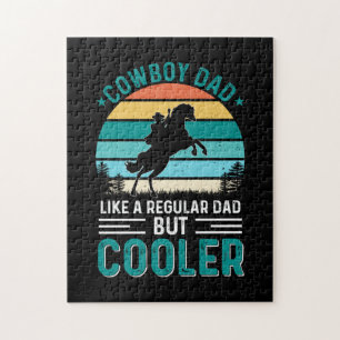 Cowboy Dad Jigsaw Puzzle