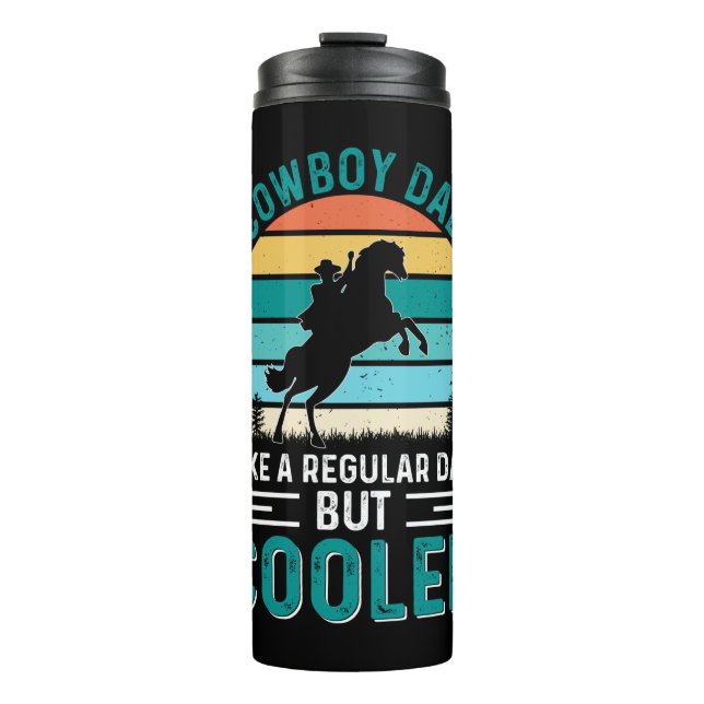 Cowboy Dad Thermal Tumbler (Front)